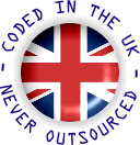 Coded in the UK - Never Outsourced!